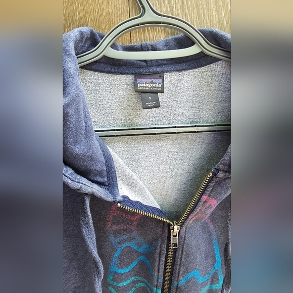 Patagonia Dark Blue Full-Zip Hoodie - Picture 3 of 4